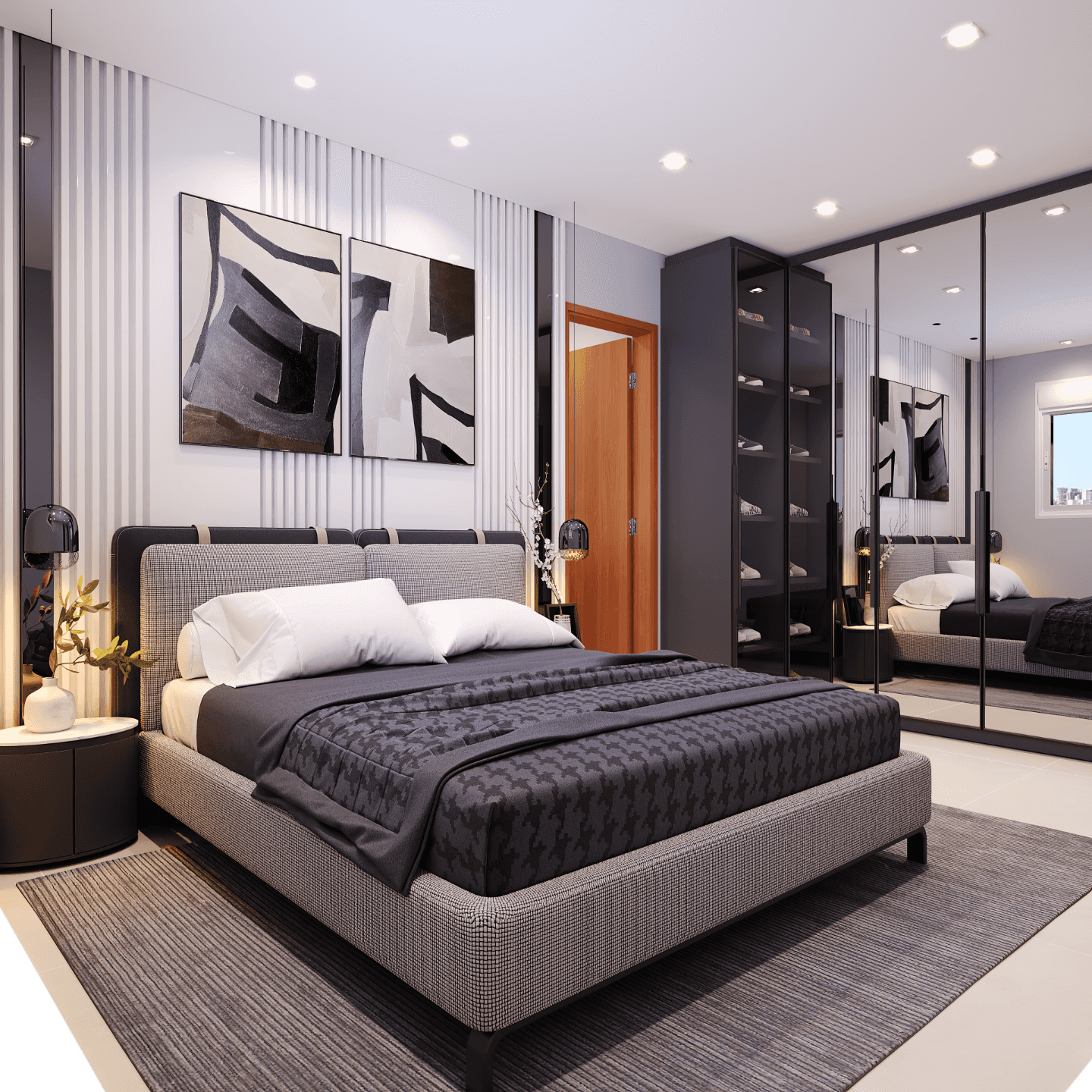 Apartamento no Setor oeste Lago das Rosas com Vista Livre - Setor Oeste