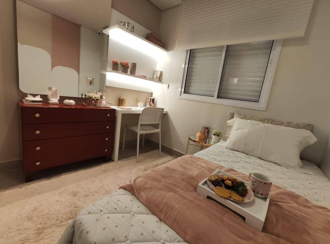 Apartamento Vila Rosa | 55 a 57 m² | 2 Quartos (1 Suíte) | 1 Vaga | Lazer Completo