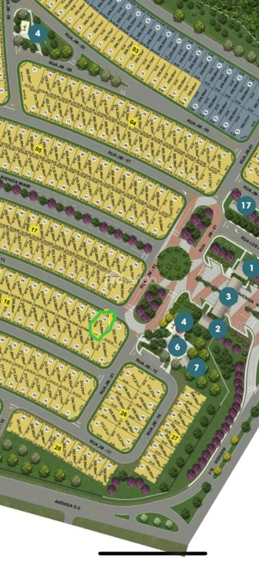 AGIO LOTE- JARDINS MIAMI 214,88 m²