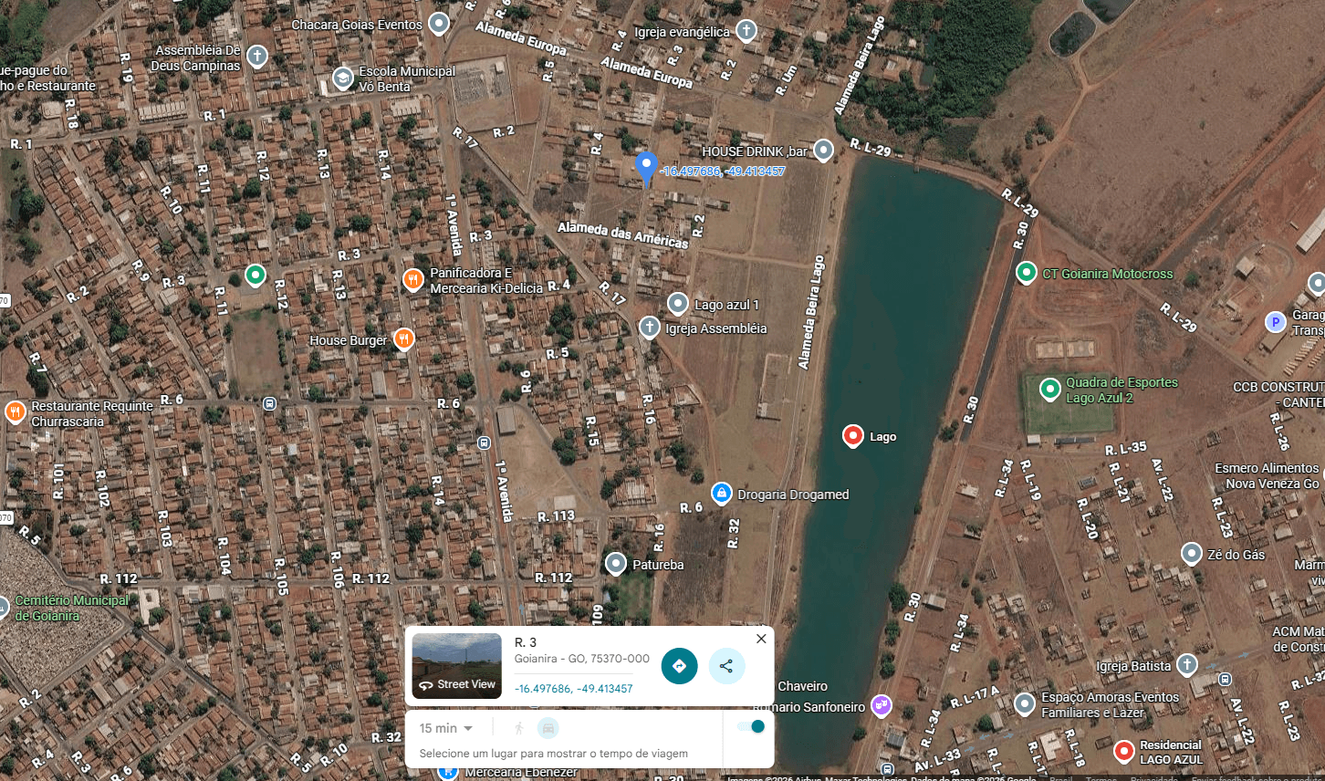 LOTE 360 M² LAGO AZUL GOIANIRA