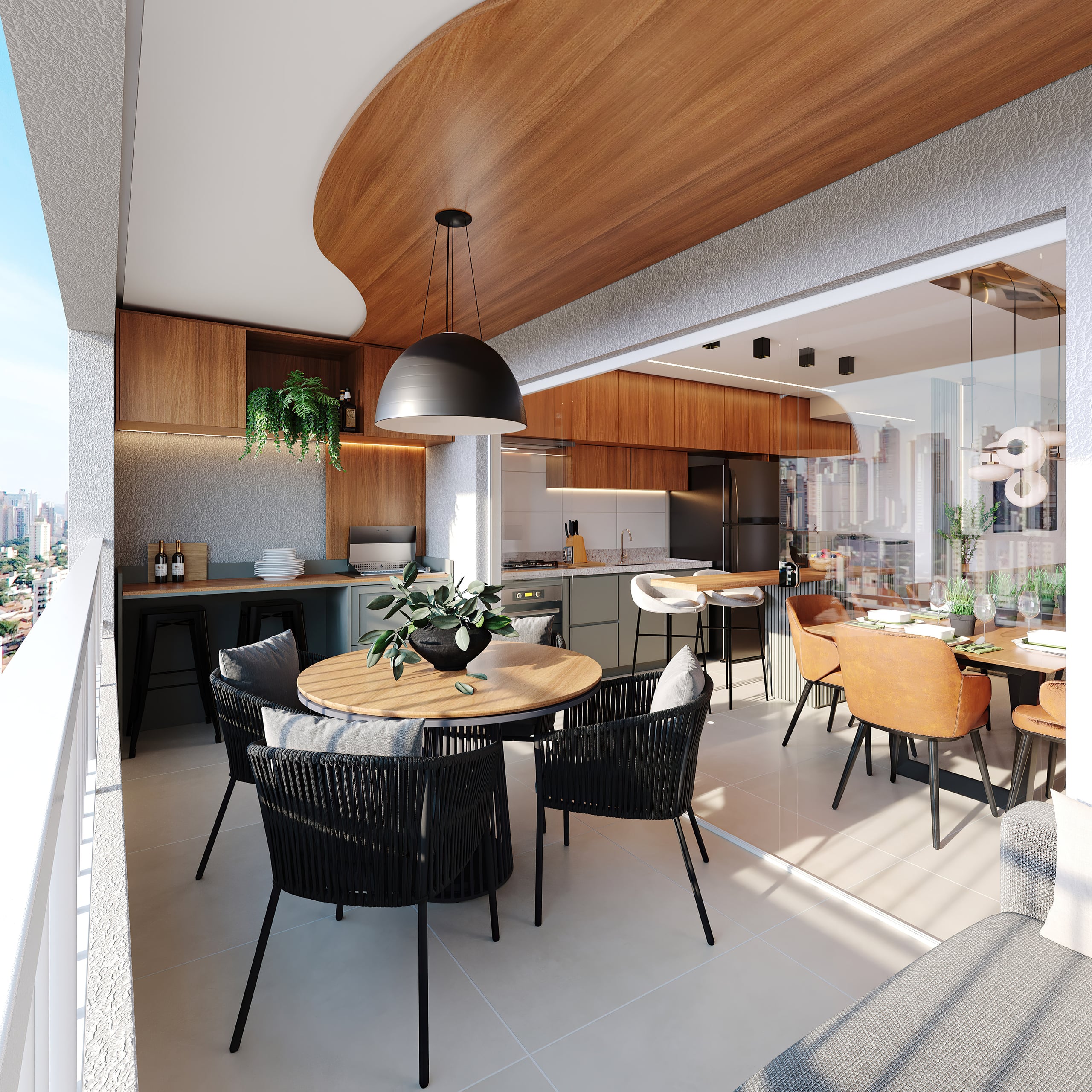 Apartamento no Setor oeste Lago das Rosas com Vista Livre - Setor Oeste