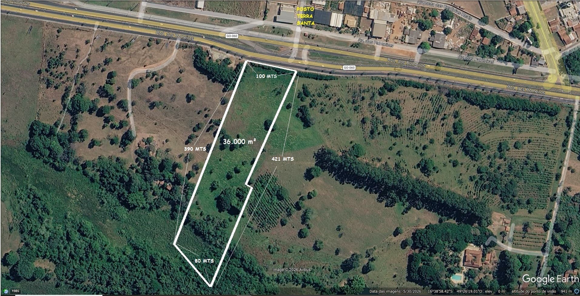ÁREA GO-060, KM 11 – TRINDADE-GO