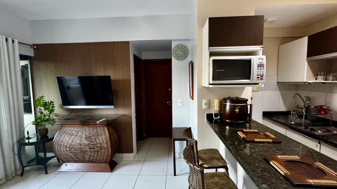 Apartamento a venda 2 Quartos Mobiliado , Edificio Santorini , Setor Bueno .